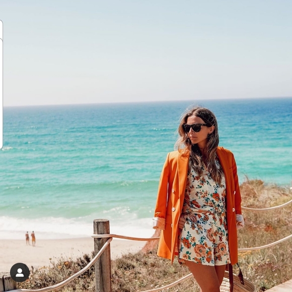 Zara floral print shirt + short Co-ord set - Picture 4 of 16